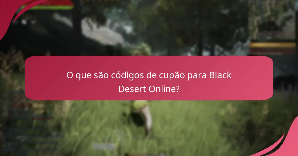 O que são geradores de códigos para códigos de cupão de Black Desert Online?