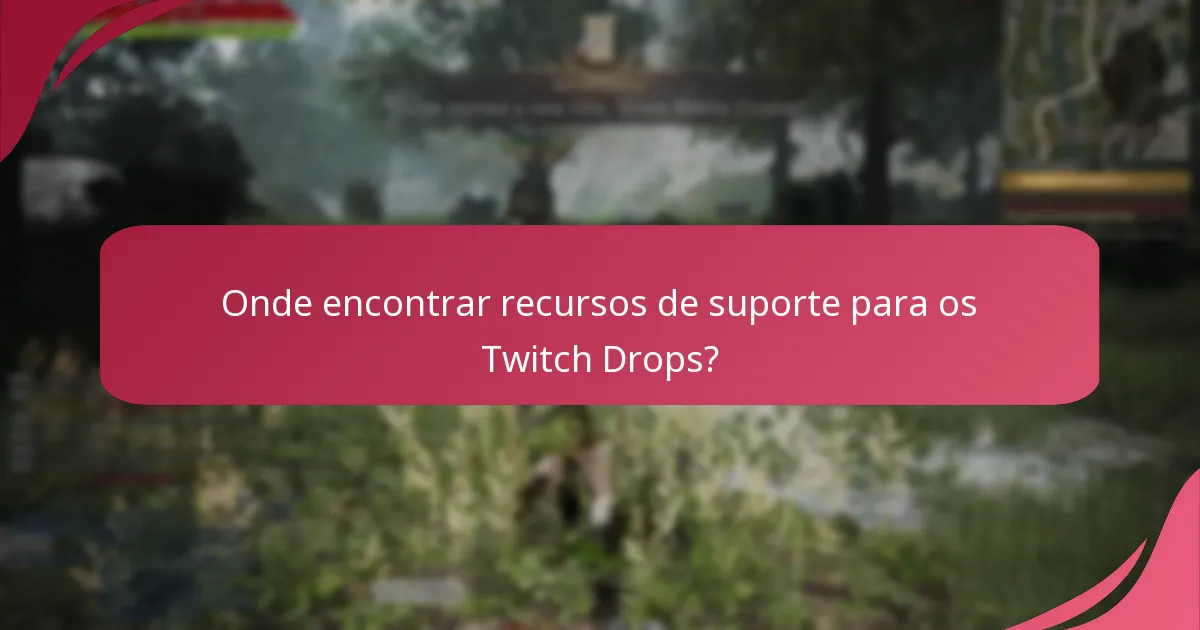 Como resolver problemas com os Twitch Drops?