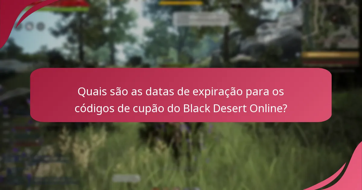 Quais tipos de itens podem ser aplicados os códigos de cupão do Black Desert Online?