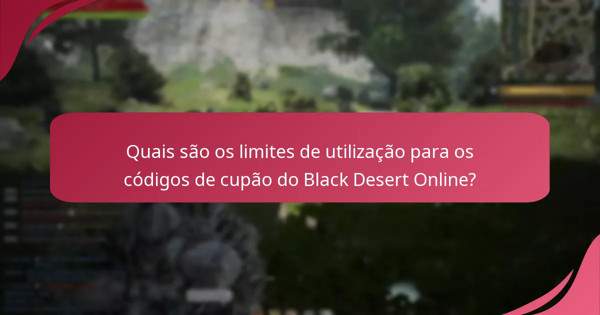 Como reivindicar códigos de cupão do Black Desert Online?
