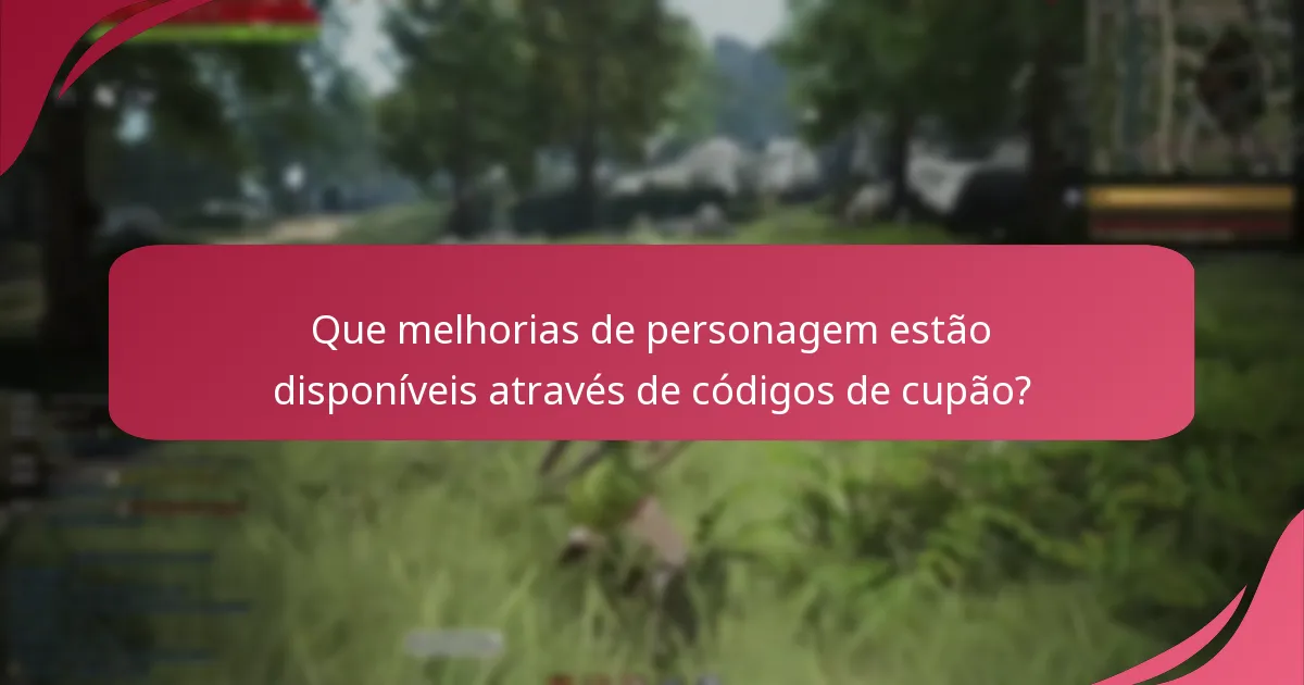 Que recompensas de itens podem ser reclamadas com códigos de cupão?